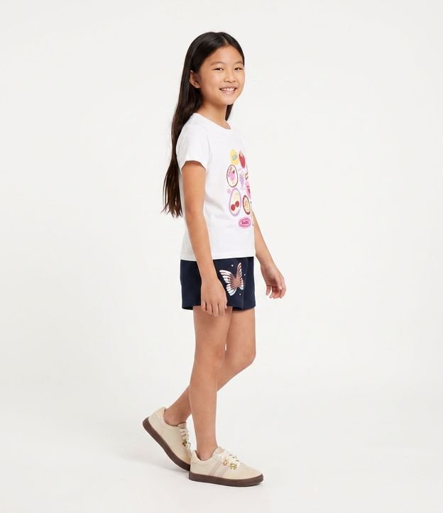 Remera Infantil con Estampa Delantera de Frutas y Lettering - Talle 5 a 16 años 2