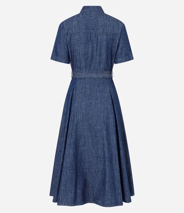 Vestido New Midi en Jeans con Cinta para Lazo 7