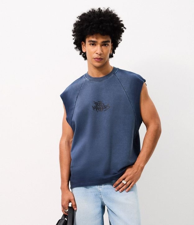 Musculosa Boxy en Algodón con Lettering Bad Manners