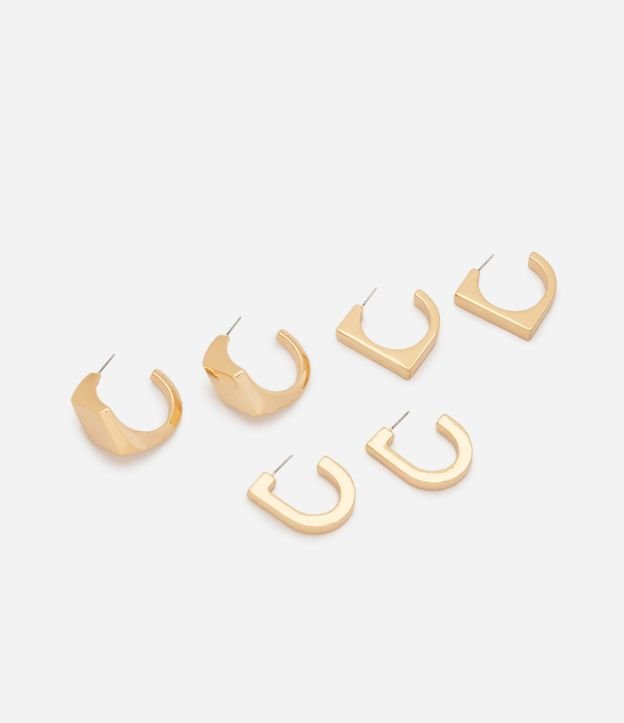 Kit de 03 Argollas con Formatos Geométricos
