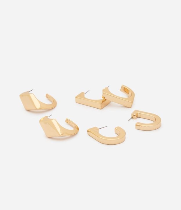 Kit de 03 Argollas con Formatos Geométricos 2