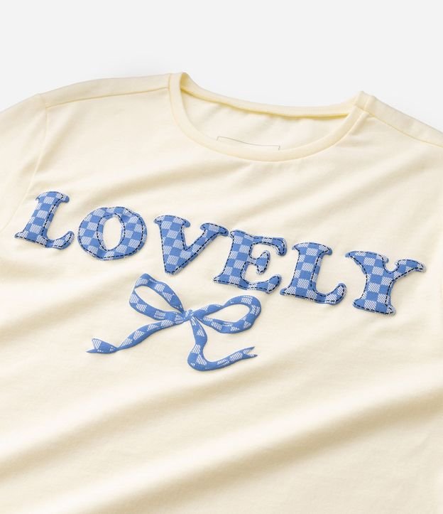 Remera Infantil con Lettering Lovely - Talle 5 a 16 años 5