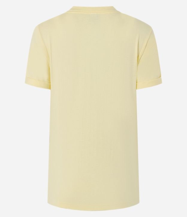 Remera en Media Malla con Manga Corta Doblada 2