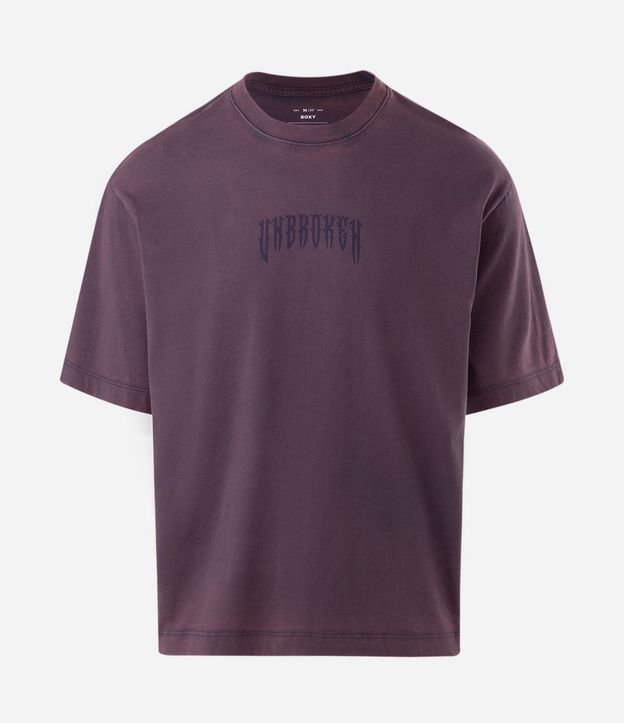 Remera Boxy en Algodón con Estampado Unbroken 1