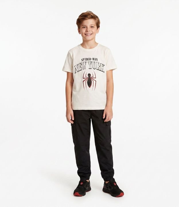 Remera Infantil en Algodón Spider Man New York - Talle 4 a 12 años
