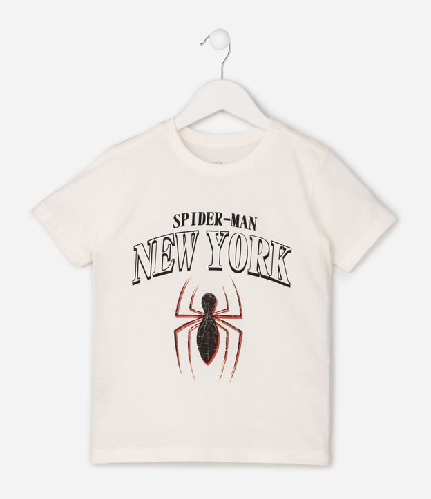 Remera Infantil en Algodón Spider Man New York - Talle 4 a 12 años 2