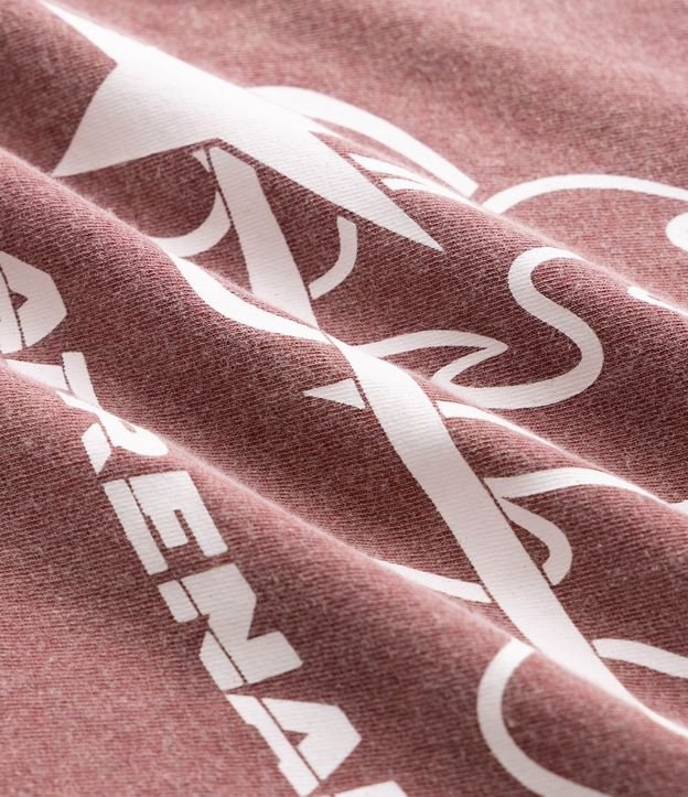 Musculosa Boxy en Algodón Marmorizada con Estampado 3