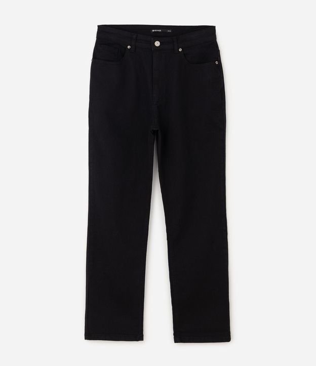 Pantalón en Sarga Recta Vintage