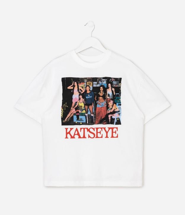 Remera Infantil en Algodón OverSized Katseye - Talle 5 a 14 años 2