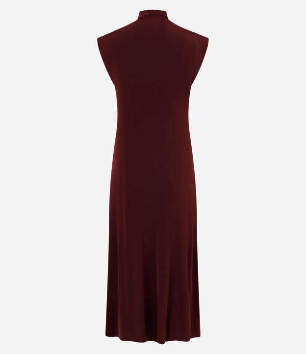 Vestido Midi con Detalle Fruncido Delantero 2