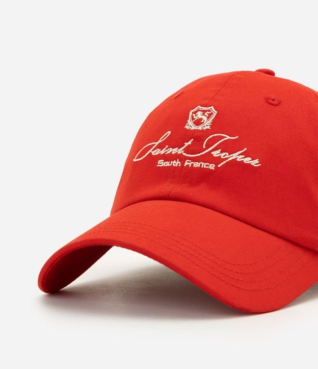 Gorra en Sarga con Bordado Lettering Sport Season 4