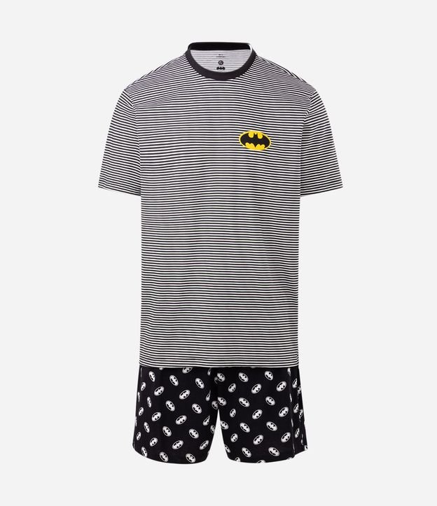 Pijama Corto en Algodón con Estampa de Batman 1