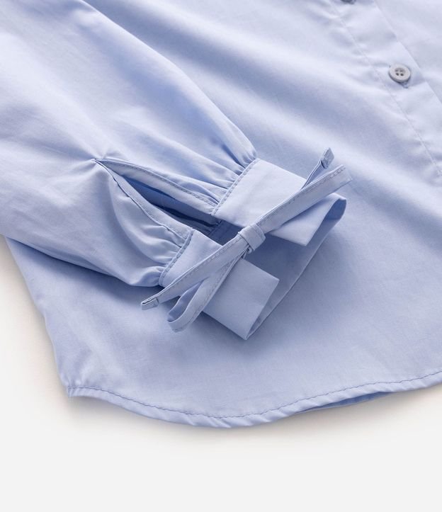 Camisa Infantil en Algodón  con Lacitos - Talle 5 a 16 años 5