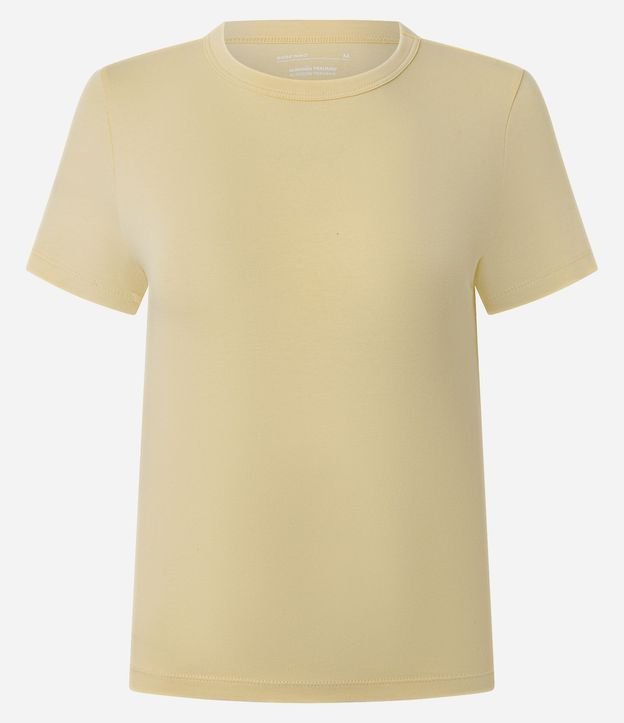 Blusa Slim Básica en Algodón Peruano con Cuello Redondo 5