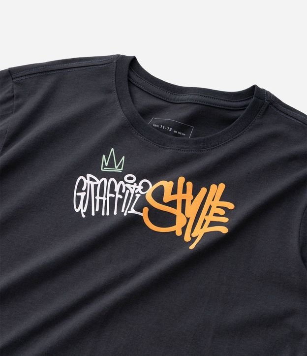 Remera Infantil en Algodón Grafite Style - Talle 1 a 16 años 5
