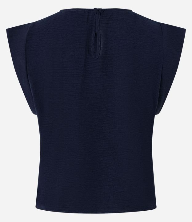 Blusa con Detalle Plegado en los Hombros 3
