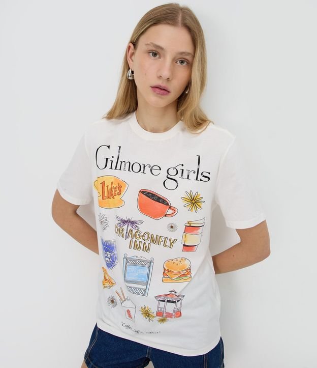 Remera con Estampado Gilmore Girls en Algodón