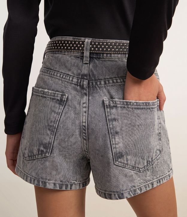 Short Pollera Jeans con Efecto Marmoleado 3