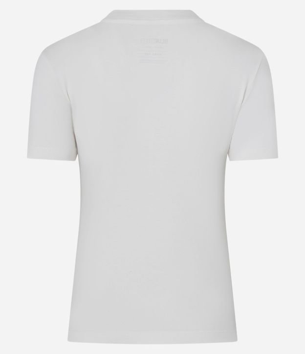 Remera New T-shirt con Aplicación de Botones en Formato de Estrella 7