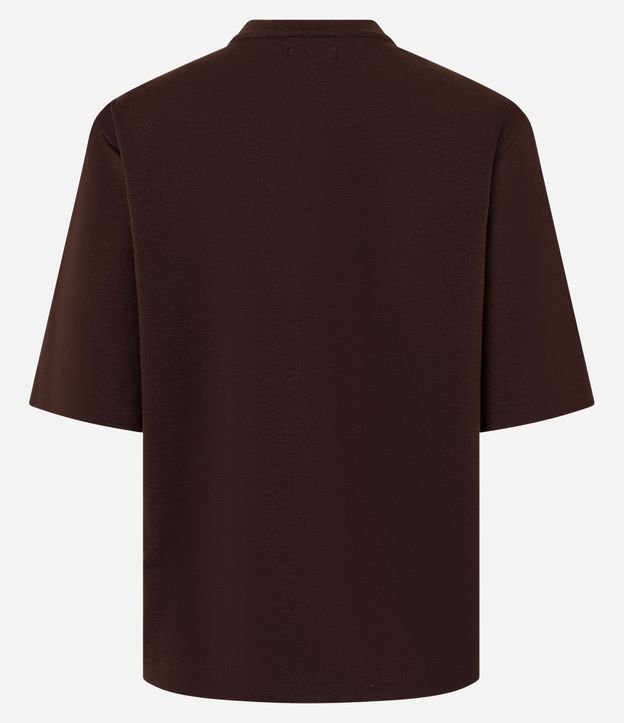 Remera Boxy en Algodón Cuello Redondo 6