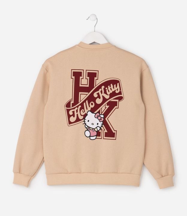Campera Infantil Hello Kitty con Cremallera y Estampado en la Espalda - Talle 5 a 14 años 2