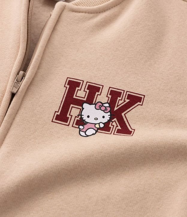 Campera Infantil Hello Kitty con Cremallera y Estampado en la Espalda - Talle 5 a 14 años 3