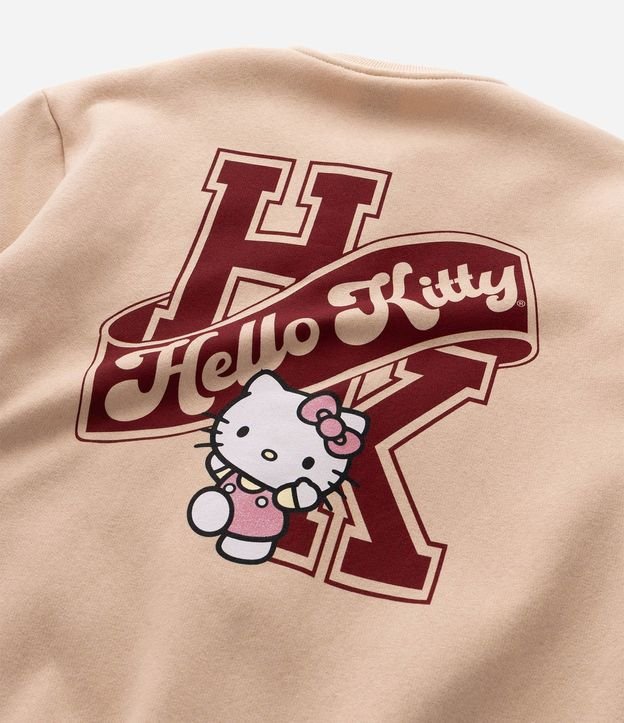 Campera Infantil Hello Kitty con Cremallera y Estampado en la Espalda - Talle 5 a 14 años 4