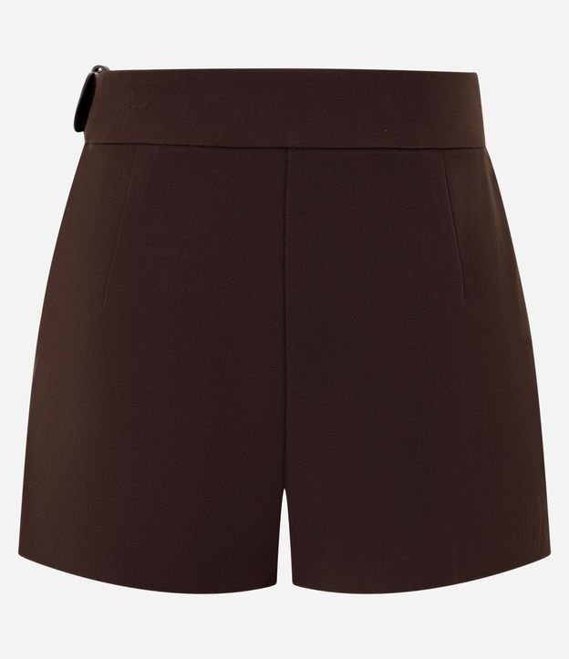 Short Pollera Sastre con Plegado Delantero y Cinturón Lateral 2