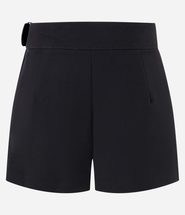 Short Pollera Sastre con Plegado Delantero y Cinturón Lateral 2