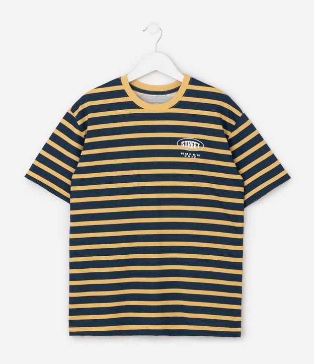 Remera Infantil en Algodón Street Listrado - Talle 5 a 14 años 3