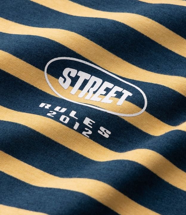 Remera Infantil en Algodón Street Listrado - Talle 5 a 14 años 5