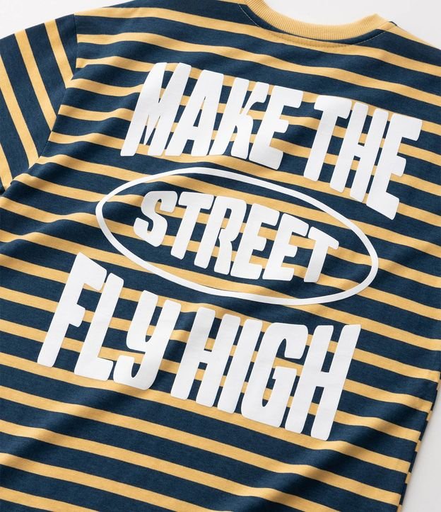 Remera Infantil en Algodón Street Listrado - Talle 5 a 14 años 6