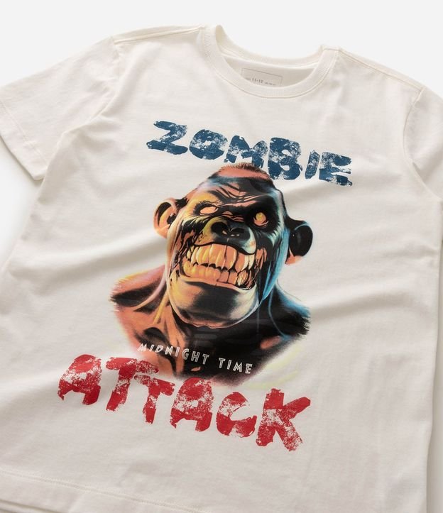 Remera Infantil en Algodón Halloween Brilla en la Oscuridad - Talle 5 a 14 años 5