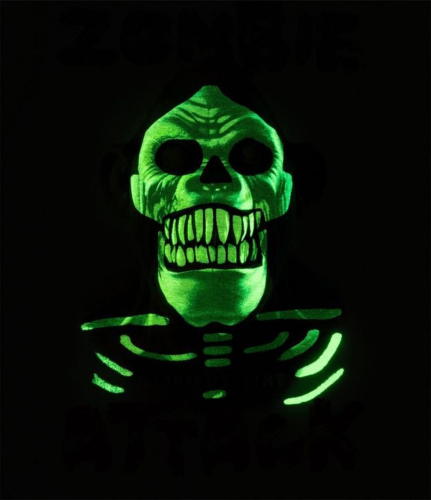 Remera Infantil en Algodón Halloween Brilla en la Oscuridad - Talle 5 a 14 años 7