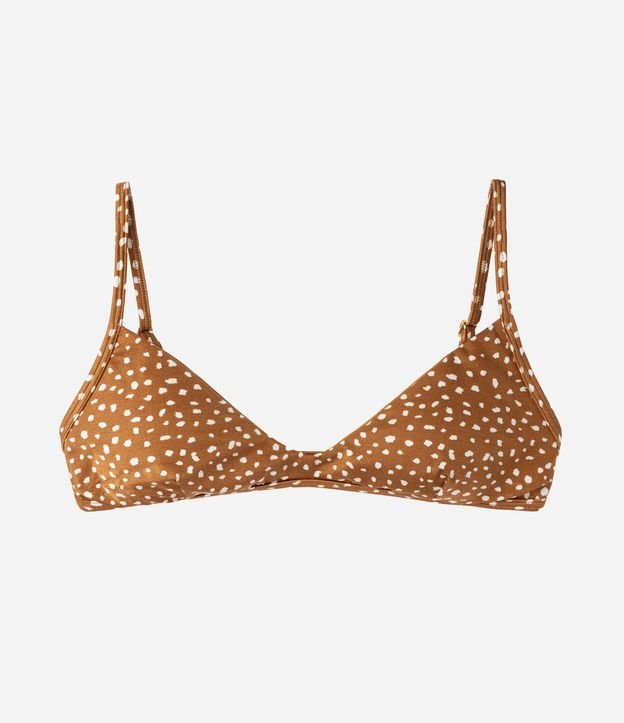 Bikini Top Remera con Estampado Animal Print 1