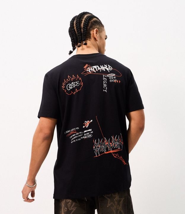 Remera Comfort en Algodón con Estampado Chaos Diseños