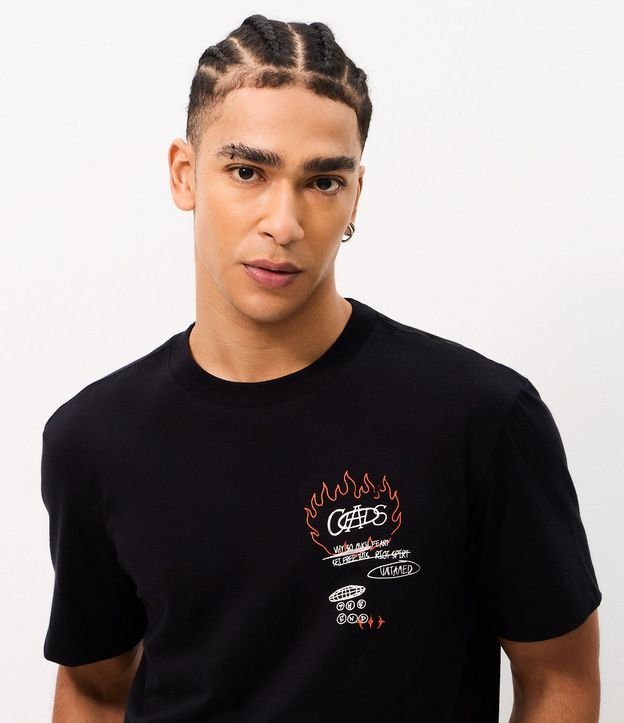 Remera Comfort en Algodón con Estampado Chaos Diseños 3