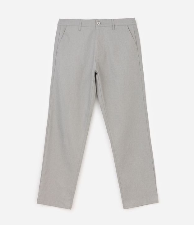 Pantalón Recto Oxford con Cintura 5