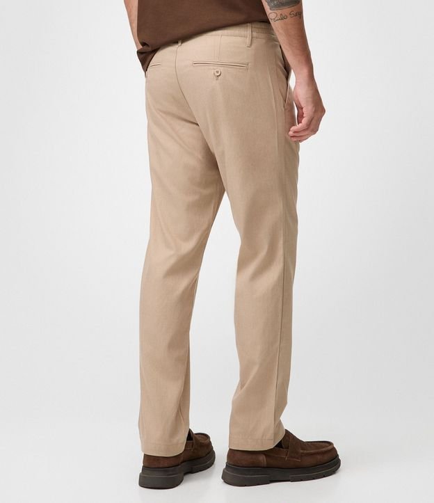 Pantalón Recto Oxford con Cintura 3