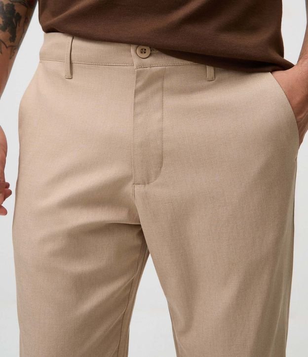 Pantalón Recto Oxford con Cintura 4