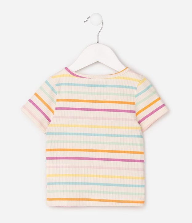 Remera Infantil en Algodón Estampa de Frutillas y Flor - Talle 1 a 6 años 5