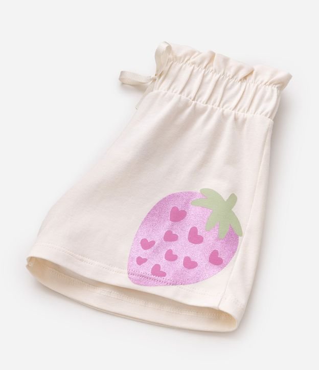 Short Infantil en Cotton Frutillas Tam - 1 a 6 años 4