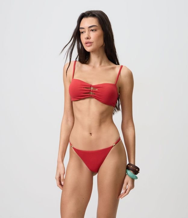 Bikini Bombacha Colaless con Hilo Doble y Texturizada 1