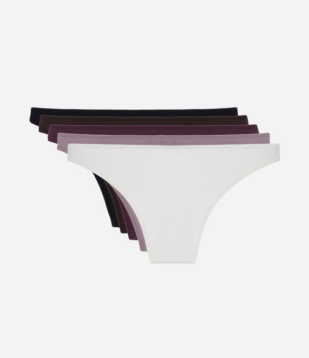 Kit 05 Bombachas Bikini en Algodón 2