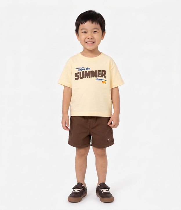 Remera Infantil Estampado Summer en Algodón - Talle 1 a 6 años