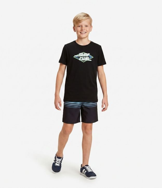 Remera Infantil en Algodón Surf Club - Talle 5 14 años
