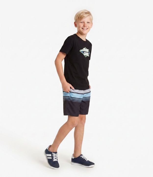 Remera Infantil en Algodón Surf Club - Talle 5 14 años 2