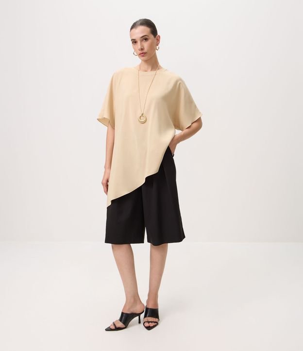 Blusa Asimétrica con Puntas Alargadas 2