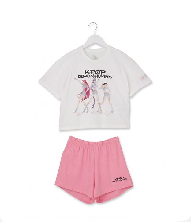 Pijama Infantil en Algodón K-Pop Demon Hunters - Talle 5 a 14 años
