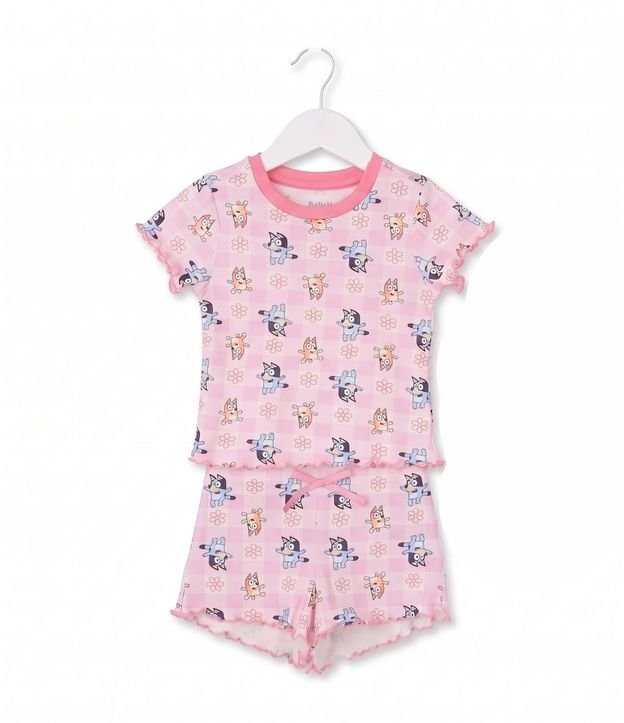 Conjunto Infantil en Algodón Bluey - Talle 2 a 8 años